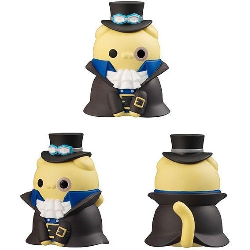 One Piece Nyanpiece Pirate King Mega Cat Megahouse 1-Inch Mini-Figure