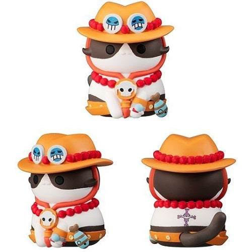 One Piece Nyanpiece Pirate King Mega Cat Megahouse 1-Inch Mini-Figure