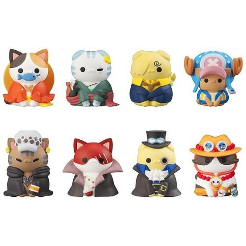 One Piece Nyanpiece Pirate King Mega Cat Megahouse 1-Inch Mini-Figure