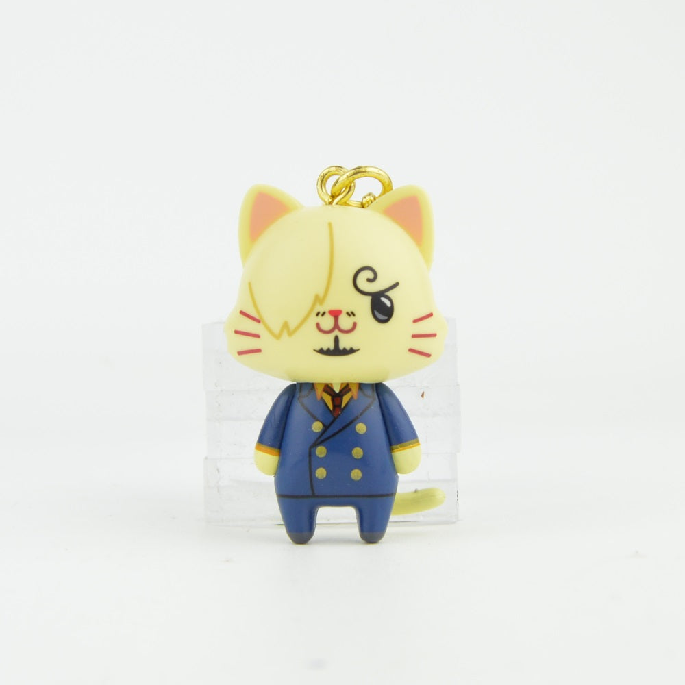 One Piece Cat Version Movic 1.5-Inch Key Chain Mini-Figure