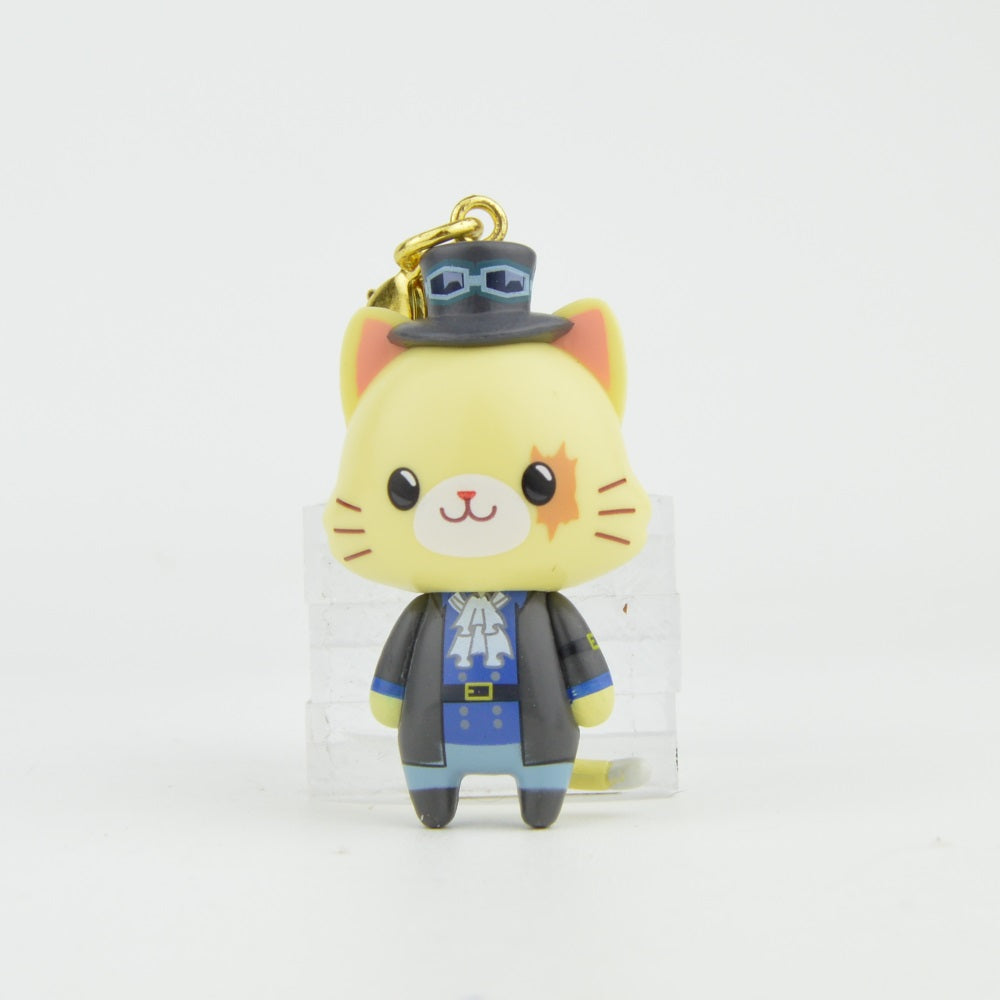 One Piece Cat Version Movic 1.5-Inch Key Chain Mini-Figure