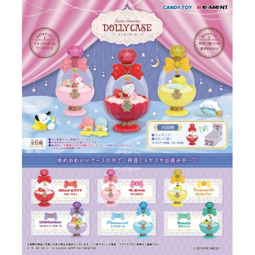 Sanrio Characters Dolly Case Re-Ment Collectible 3-Inch Figure