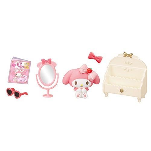 Sanrio My Melody Strawberry Room Re-Ment Miniature Doll Furniture