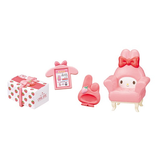 Sanrio My Melody Strawberry Room Re-Ment Miniature Doll Furniture