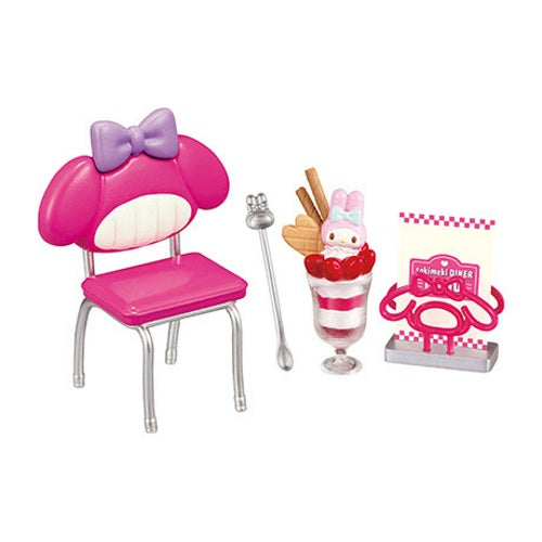 Sanrio My Melody And Kuromi Tokimeki Diner Re-Ment Miniature Doll Furniture