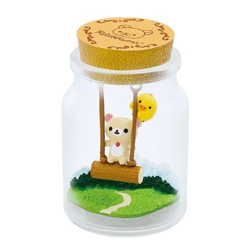 San-X Rilakkuma Europe Tour Terrarium 4-Inch Re-ment Mini-Figure