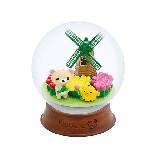 San-X Rilakkuma Europe Tour Terrarium 4-Inch Re-ment Mini-Figure