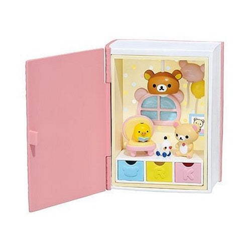 San-X Rilakkuma Happy Little Book Re-ment 3-Inch Mini-Figure