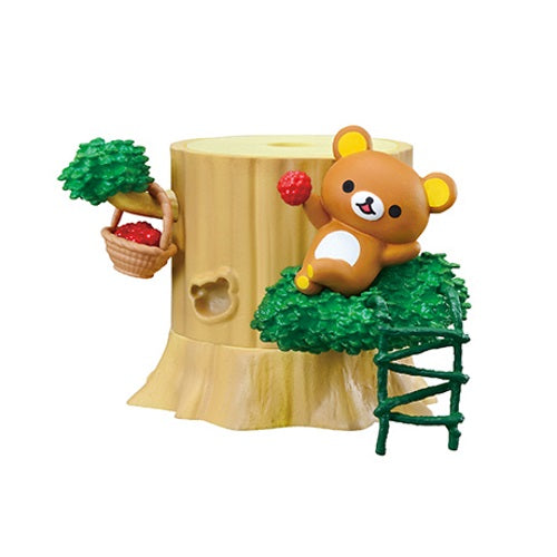 San-X Rilakkuma Bear Stackable Forest Tree Re-ment 2.5-Inch Collectible