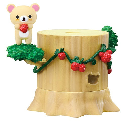 San-X Rilakkuma Bear Stackable Forest Tree Re-ment 2.5-Inch Collectible