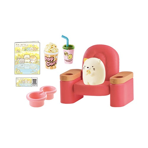 San-X Sumikko Gurashi Cinema Theater Re-Ment Miniature Doll Furniture