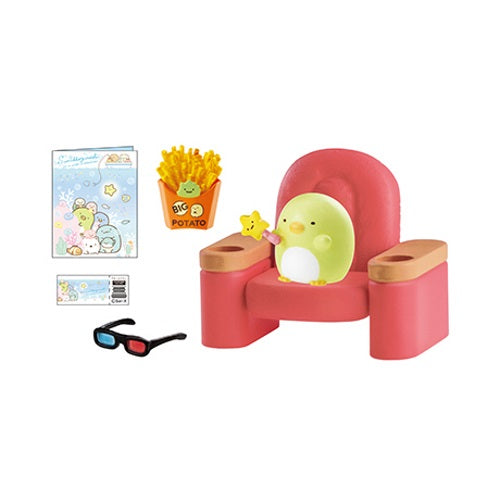 San-X Sumikko Gurashi Cinema Theater Re-Ment Miniature Doll Furniture