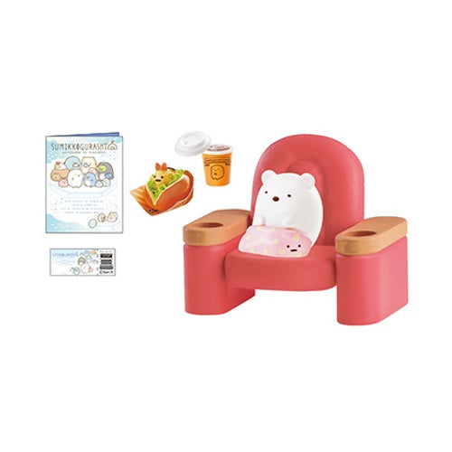 San-X Sumikko Gurashi Cinema Theater Re-Ment Miniature Doll Furniture