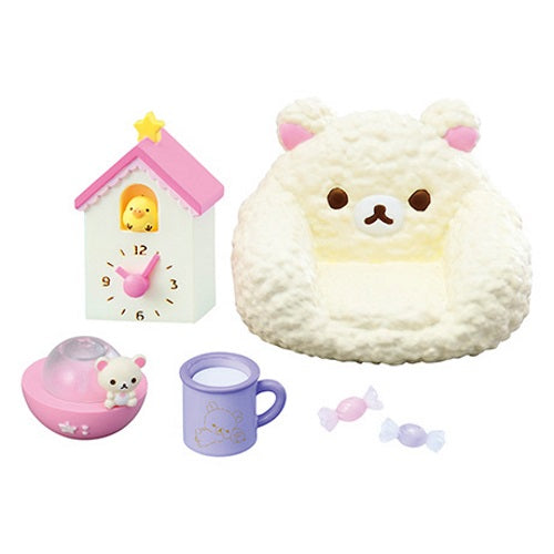 San-X Rilakkuma Dreamy Pajama Party Re-Ment Miniature Doll Furniture