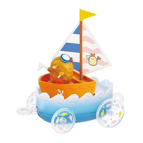 San-x Sumikko Gurashi Yacht Re-Ment 3-Inch Miniature Toy