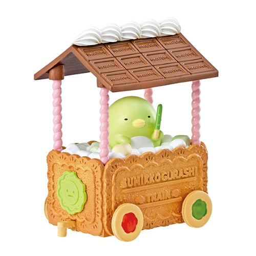 San-X Sumikko Gurashi Sweets Train Re-Ment 3-Inch Collectible Toy