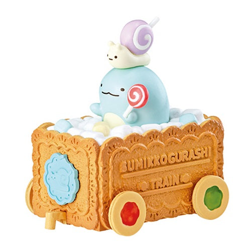 San-X Sumikko Gurashi Sweets Train Re-Ment 3-Inch Collectible Toy