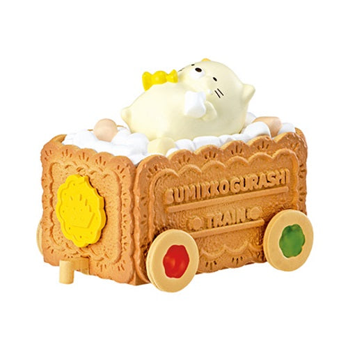 San-X Sumikko Gurashi Sweets Train Re-Ment 3-Inch Collectible Toy