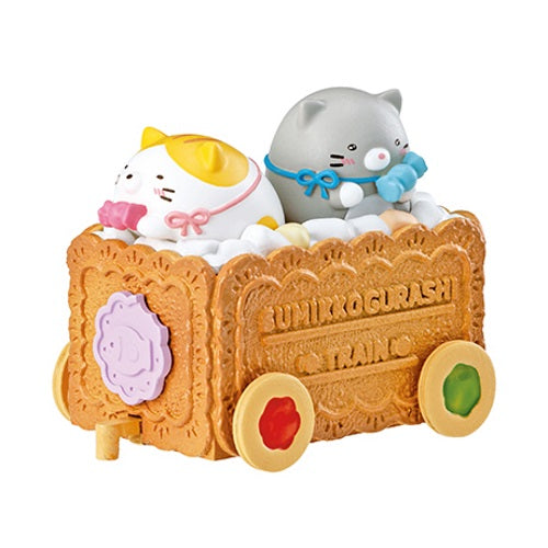 San-X Sumikko Gurashi Sweets Train Re-Ment 3-Inch Collectible Toy