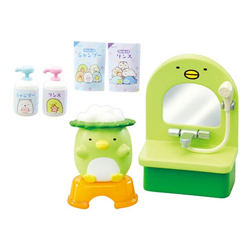 San-X Sumikko Gurashi Bath Time Re-Ment Miniature Doll Furniture