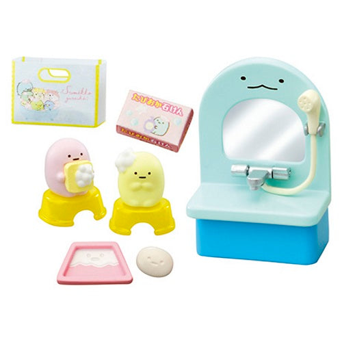 San-X Sumikko Gurashi Bath Time Re-Ment Miniature Doll Furniture
