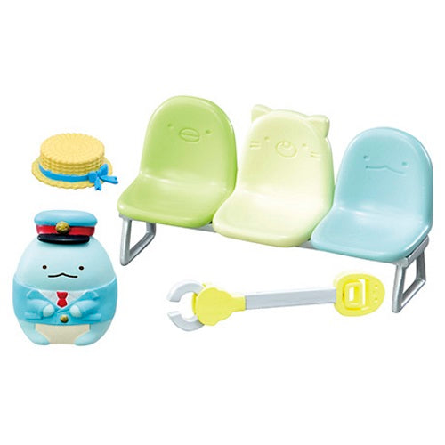 San-X Sumikko Gurashi Train Station Re-Ment Miniature Doll Furniture