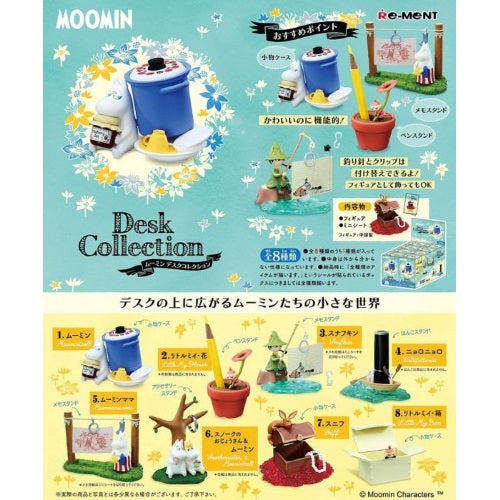 Moomin Desk Collection 3-Inch Re-ment Collectible Mini-Figure