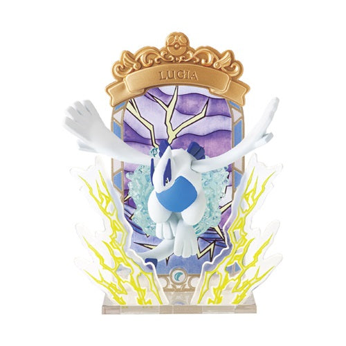 Pokemon Stained Glass Collection Re-Ment 3-Inch Collectible