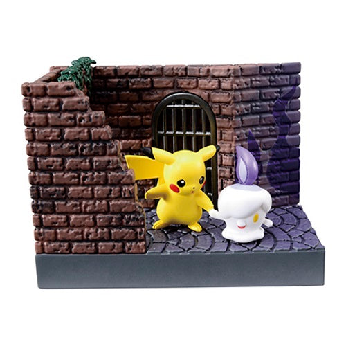 Pokemon Town Back Alley At Night 3-Inch Re-Ment Collectible