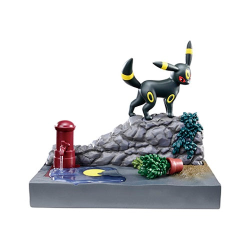 Pokemon Town Back Alley At Night 3-Inch Re-Ment Collectible