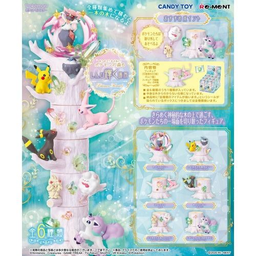 Pokemon Shining Forest Stackable Tree Vol. 06 Re-ment 3-Inch Mini-Figure