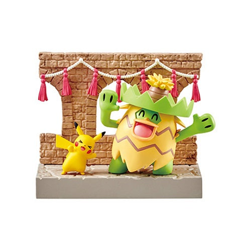 Pokemon Town 2 Festival Street Corner 3-Inch Re-Ment Collectible