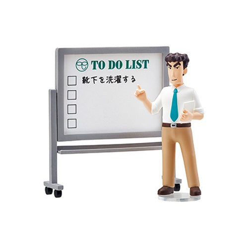 Crayon Shin Chan Desktop Message Stand Figure Re-Ment Collectible Toy