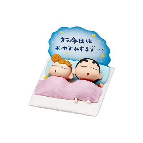 Crayon Shin Chan Desktop Message Stand Figure Re-Ment Collectible Toy