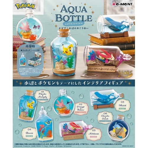Pokemon Aqua Bottle Collection Re-Ment 3-Inch Collectible Toy