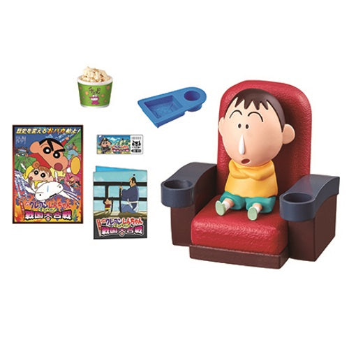 Crayon Shin Chan Movie Theater Cinema Re-Ment Miniature Doll Furniture