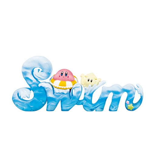 Kirby Of The Stars Kirby And Words Series Re-Ment 3-Inch Collectible Toy