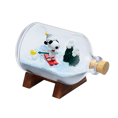 Peanuts Snoopy And Woodstock On Vacation Terrarium Re-Ment 3-Inch Collectible