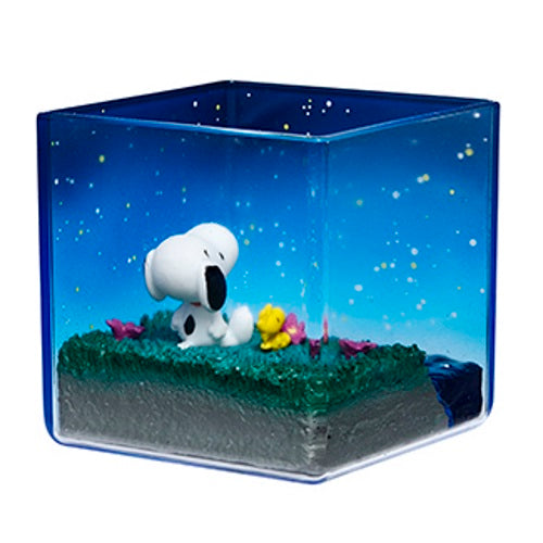 Peanuts Snoopy And Woodstock On Vacation Terrarium Re-Ment 3-Inch Collectible