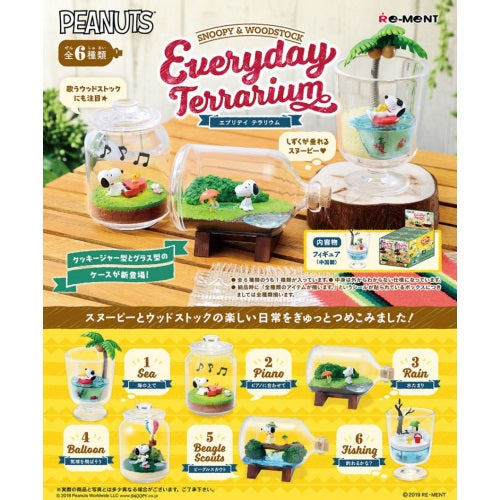 Peanuts Snoopy Everyday Terrarium 3-Inch Re-Ment Collectible