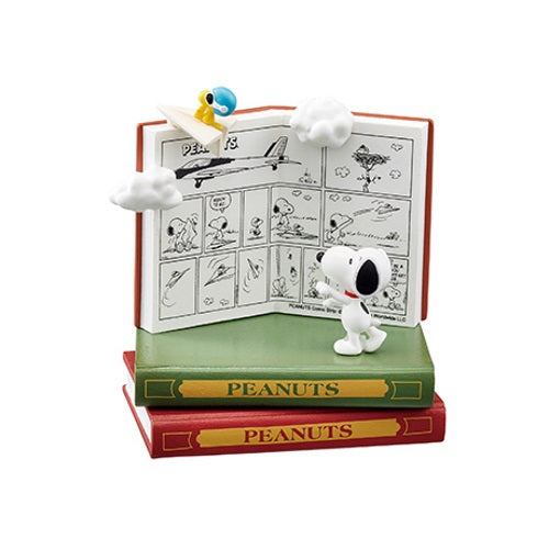 Peanuts Snoopy Nano Bookworld 2.5-Inch Re-ment Collectible Figure