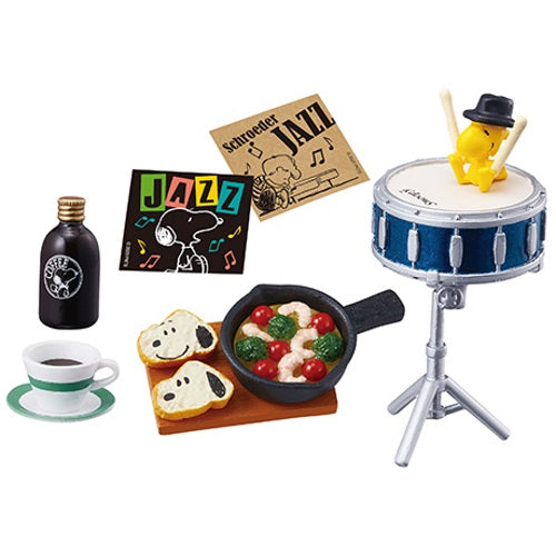 Peanuts Snoopy Little Jazz Cafe Re-Ment Miniature Doll Furniture