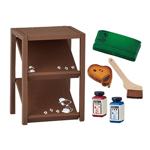 Peanuts Snoopy Leather Atelier Re-Ment Dollhouse Miniature