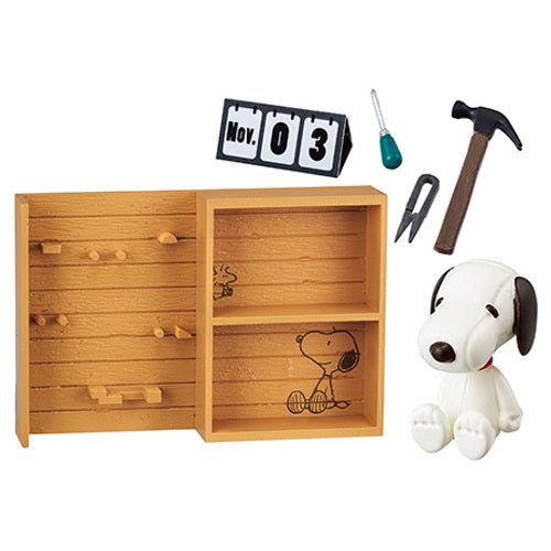 Peanuts Snoopy Leather Atelier Re-Ment Dollhouse Miniature