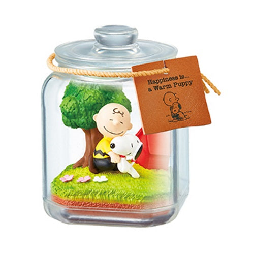Peanuts Happiness With Snoopy 3-Inch Terrarium Re-Ment Collectible Toy