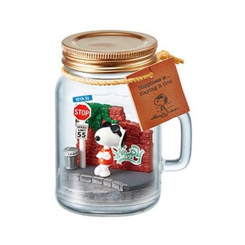 Peanuts Happiness With Snoopy 3-Inch Terrarium Re-Ment Collectible Toy