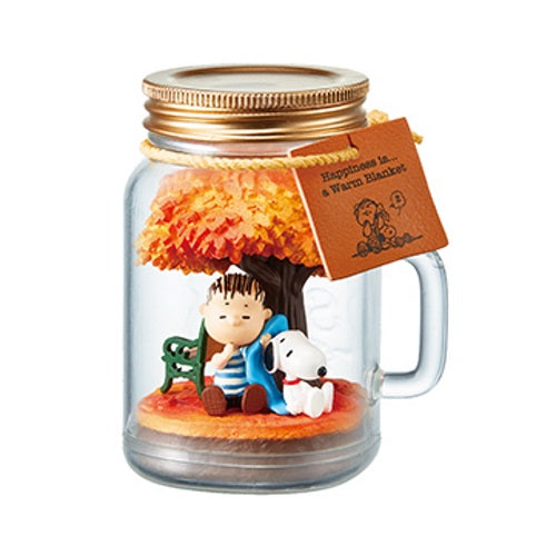 Peanuts Happiness With Snoopy 3-Inch Terrarium Re-Ment Collectible Toy