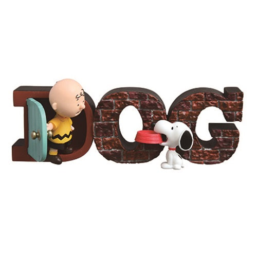 Peanuts Snoopy Collection Of Words Re-Ment 3-Inch Collectible Toy