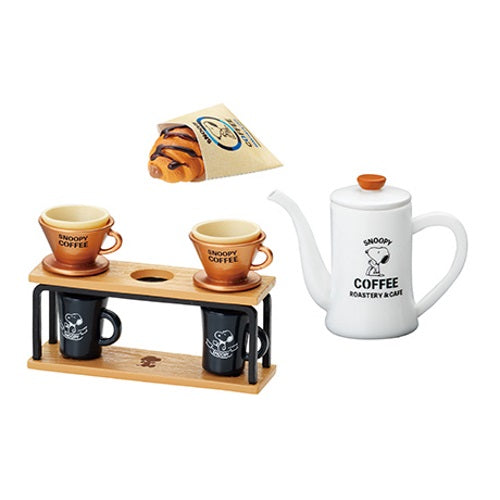 Peanuts Snoopy Coffee Roastery And Cafe Re-Ment Miniature Doll Furniture