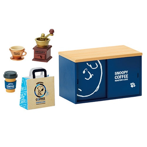 Peanuts Snoopy Coffee Roastery And Cafe Re-Ment Miniature Doll Furniture